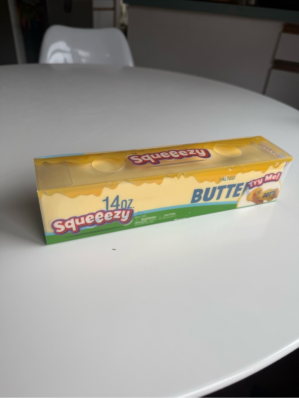 Jumbo Squeeezy viral butter squishy. Brand new.
